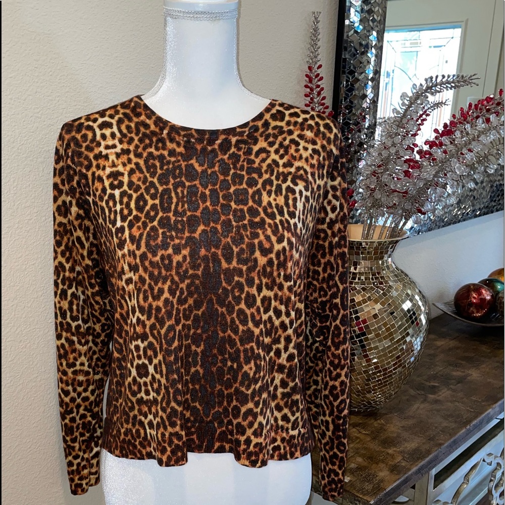Zara leopard print top